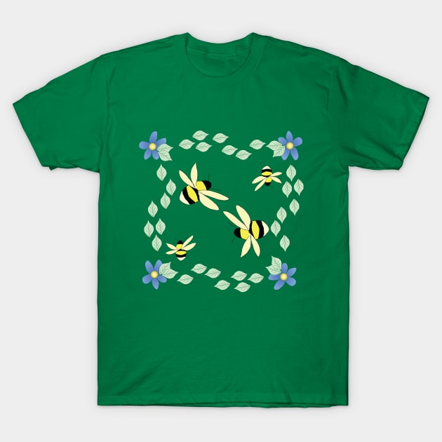 Bees Spirling T-Shirt by Sassifrassically's  'Swasome Shop